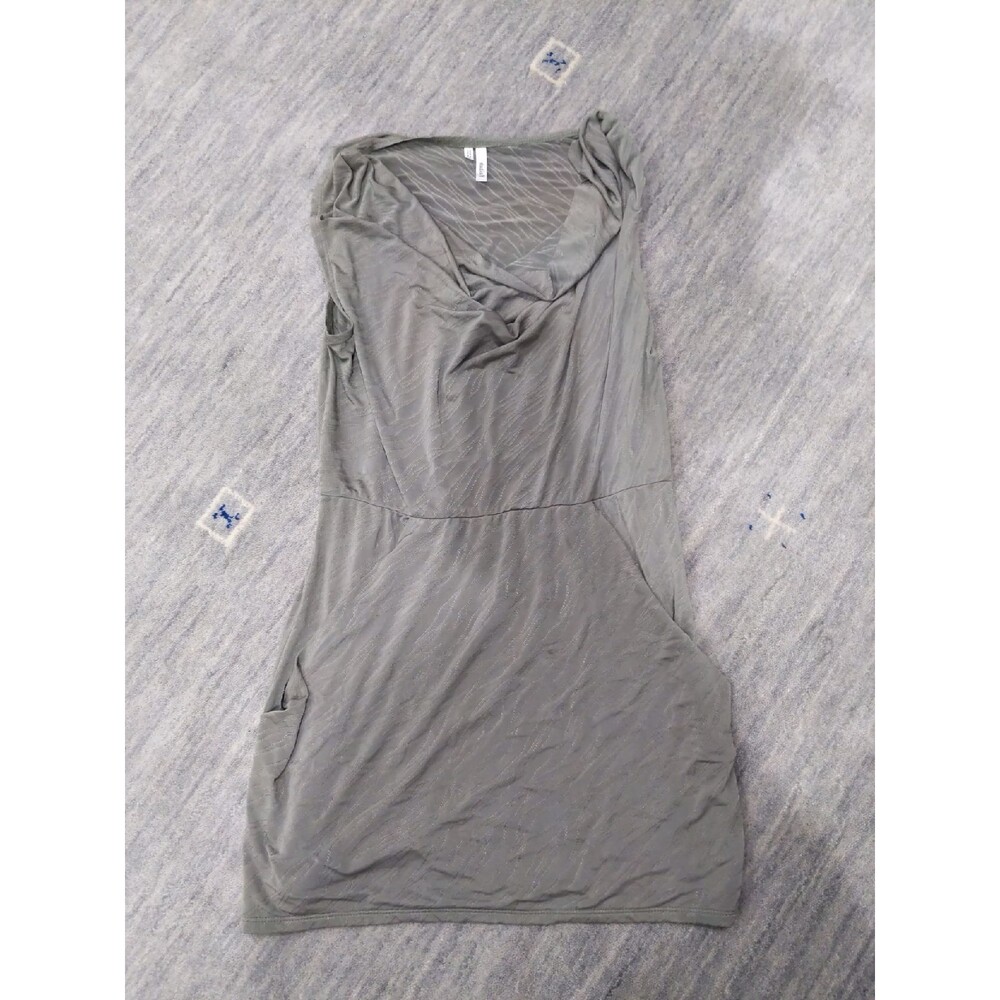 Green Mini Dress with Pockets